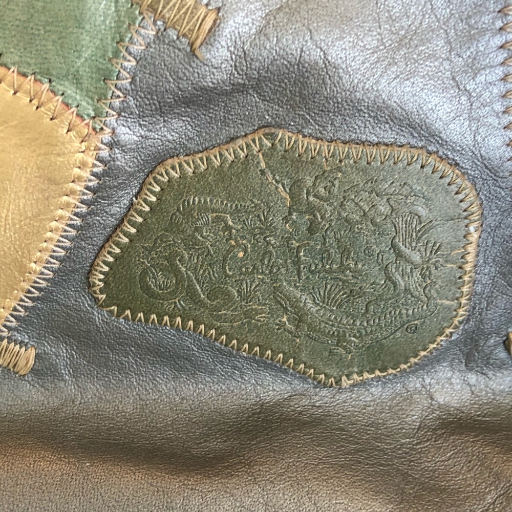 Vintage 1990 Carlos Falchi Camo Crossbody - Picture 4 of 4